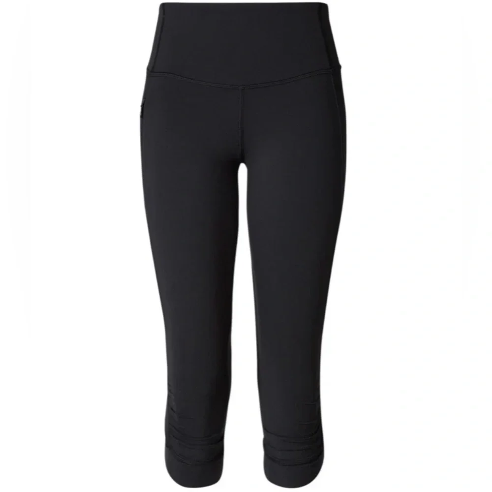 Lululemon Athletica Stop At Nothing Crop Leggings in Black Size 4 Tag Removed